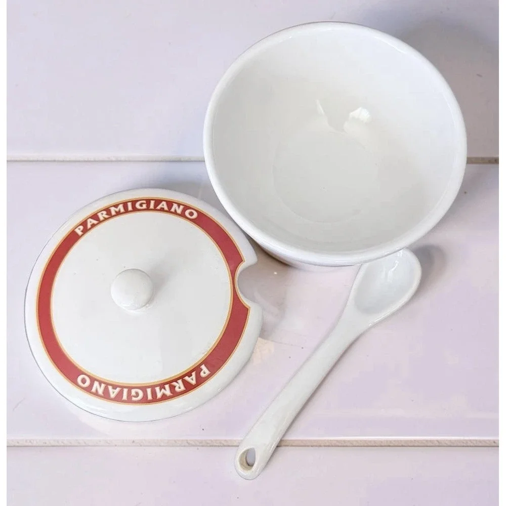 Pottery Barn Vintage Pasta Olive Oil Dipping Bowls Parmigiano Cheese Bowl Set